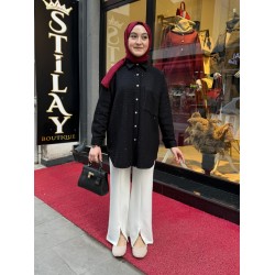 PIRLANTA CHANEL GÖMLEK SİYAH