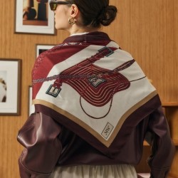 MYRA OMUZ ŞALI BORDO