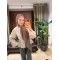 DUBAİ KREP ŞAL BRONZ KAHVE