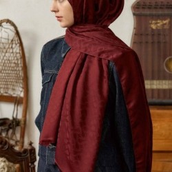 BLOOM DESEN ŞAL KIZILCIK