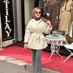 NAKIŞLI KAPİTONE MONT EKRU