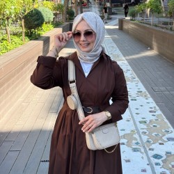 LİVA ELBİSE ACI KAHVE