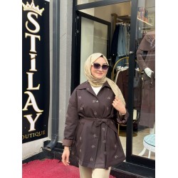 NAKIŞLI KAPİTONE MONT KAHVE