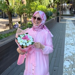 LARA ELBİSE PEMBE 