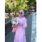 LARA ELBİSE PEMBE 
