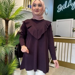 FIRFIRLI TRİKO TUNİK MÜRDÜM