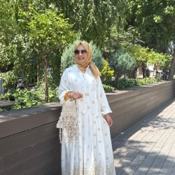 TUĞRA ELBİSE BEYAZ