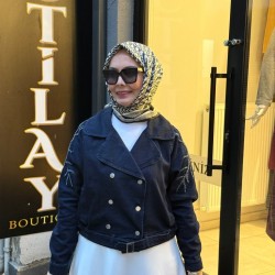 TASARIM ETEK ÜSTÜ KOT CEKET KOYU MAVİ