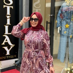 NORELLA GÖMLEK BORDO