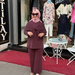 SEYYAR ŞAL DETAYLI TAKIM BORDO