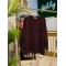 BONCUK NAKIŞLI BASİC SWEAT MÜRDÜM