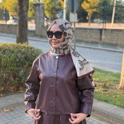 MRW SYME DERİ CEKET BORDO