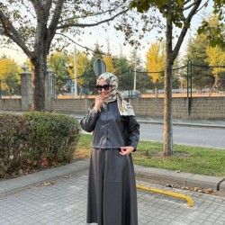 MRW DERİ  ETEK  ACIKAHVE