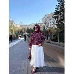 SUDE CEKET BORDO