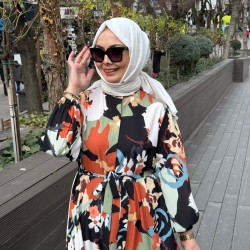 VERA ELBİSE SİYAH 