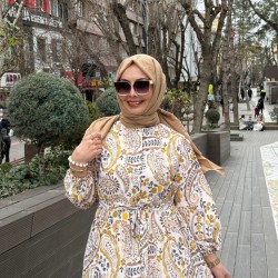 VERA ELBİSE SARI