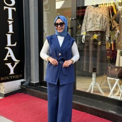 YELEKLİ TAKIM LACİVERT