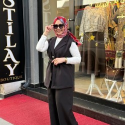 YELEKLİ TAKIM SİYAH