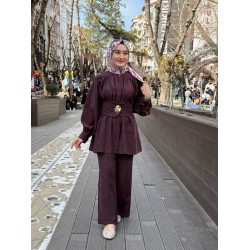 SEYYAR KEMERLİ BROŞLU TAKIM MÜRDÜM