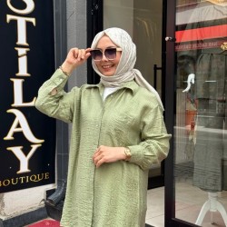 ELEN GÖMLEK MİNT YEŞİLİ