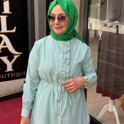 FİSTO ÇİZGİLİ GÖMLEK BENETTON