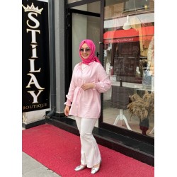 ARYA GÖMLEK SOFT PEMBE 