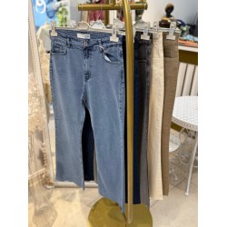 KESİK PAÇA İSPANYOL KOT PANTOLON LACİVERT
