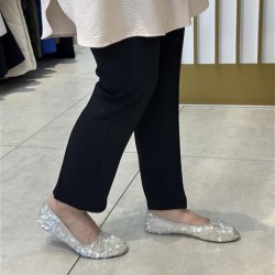 ADRİANA İPEK KREP PANTOLON LACİVERT