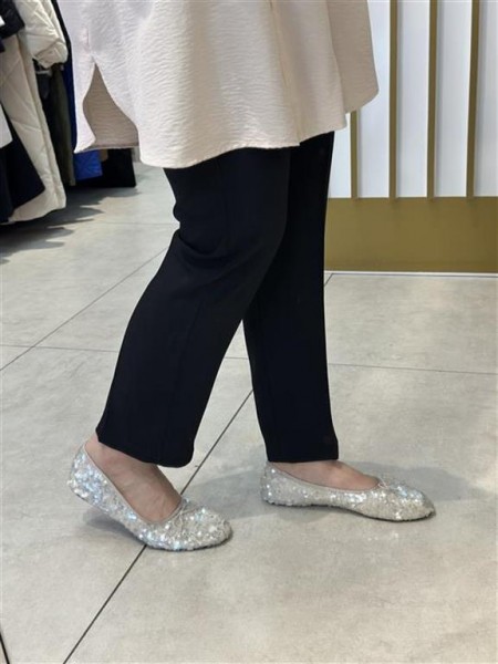 ADRİANA İPEK KREP PANTOLON SİYAH