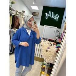 ADA GÖMLEK SAKS MAVİSİ