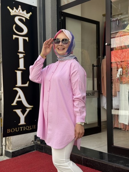 ADA GÖMLEK SOFT PEMBE