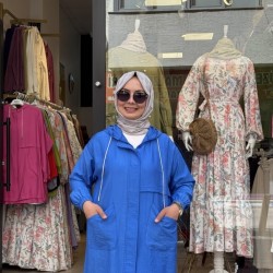 ALİCE KAP SAKS MAVİSİ