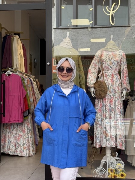 ALİCE KAP SAKS MAVİSİ