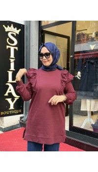 ALİSS SWEAT BORDO