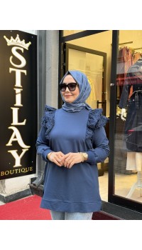 ALİSS SWEAT LACİVERT