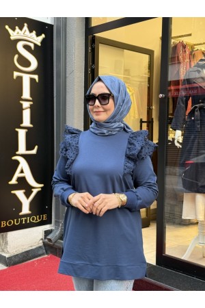 ALİSS SWEAT LACİVERT