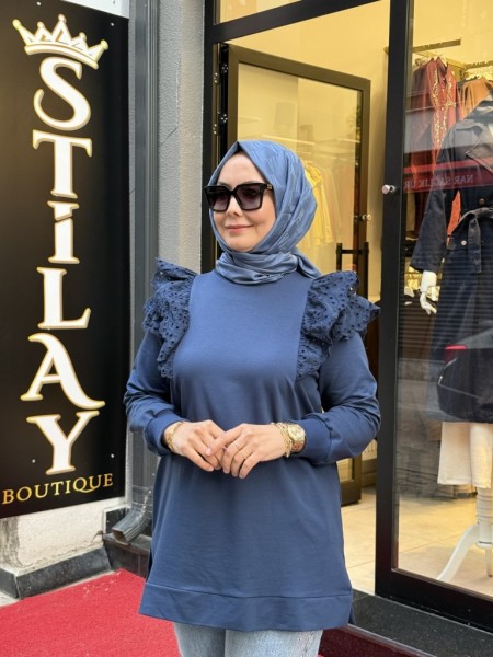 ALİSS SWEAT LACİVERT