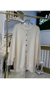 BASİC MERSERİZE HIRKA KREM 