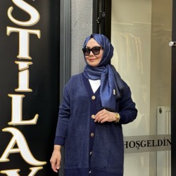 BASİC YUMOŞ HIRKA LACİVERT