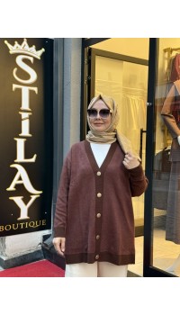 BASİC YUMOŞ HIRKA KAHVE