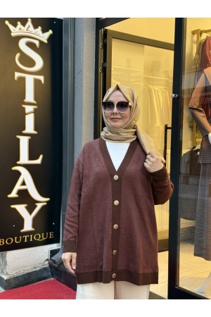 BASİC YUMOŞ HIRKA KAHVE