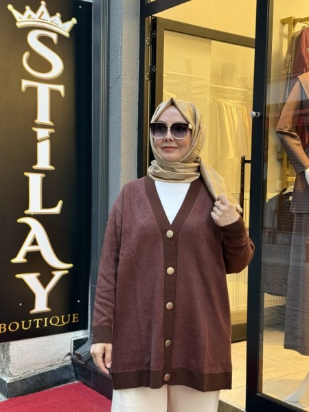 BASİC YUMOŞ HIRKA KAHVE