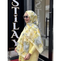 WİNTER BLOOM SOFT ŞAL 3069 SARI