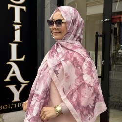 WİNTER BLOOM SOFT ŞAL 3069 PEMBE