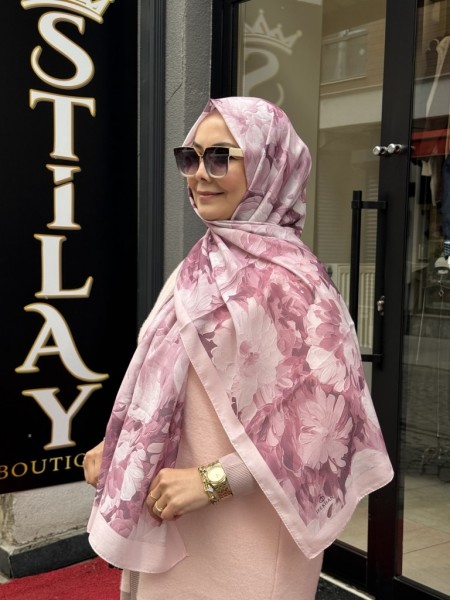 WİNTER BLOOM SOFT ŞAL 3069 PEMBE