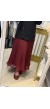 ŞİFON ETEK BORDO