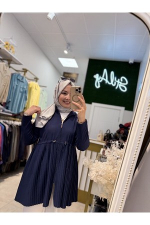 BELDEN PİLİSELİ KAP LACİVERT