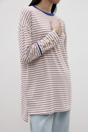 MRW ÇİZGİLİ SWEAT SAKS