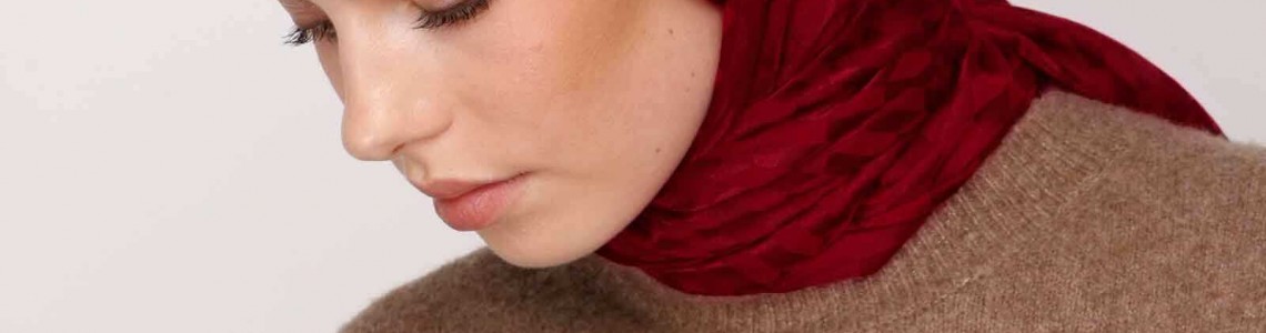 QOZA DESEN İPEKSİ JAKAR EŞARP