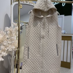 CEBİ TAŞLI KAPİTONE YELEK BEJ